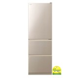 Hitachi R-S38KPS-BBK 3-Door Refrigerator (375L)